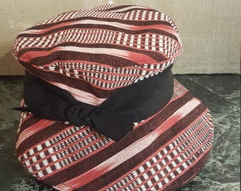 Hand-woven African Fabric Cap Sample