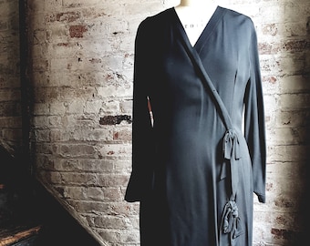 Balenciaga Black silk crepe Dress