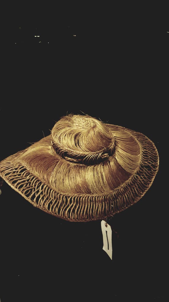 1940s Vintage Straw Hat