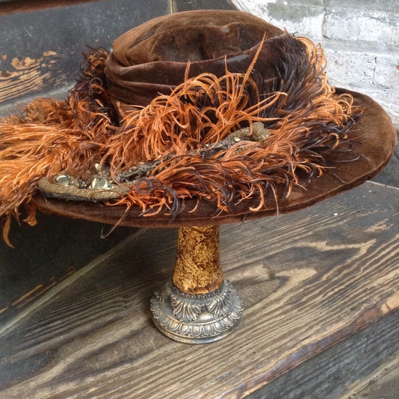 Plumed Edwardian Hat