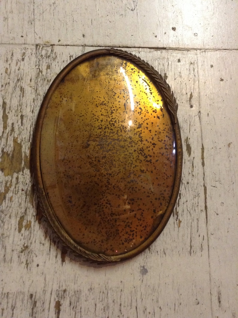 Victorian Frame oval bubble glass