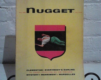 1957 Nugget Magazine - vintage pinup cheesecake art