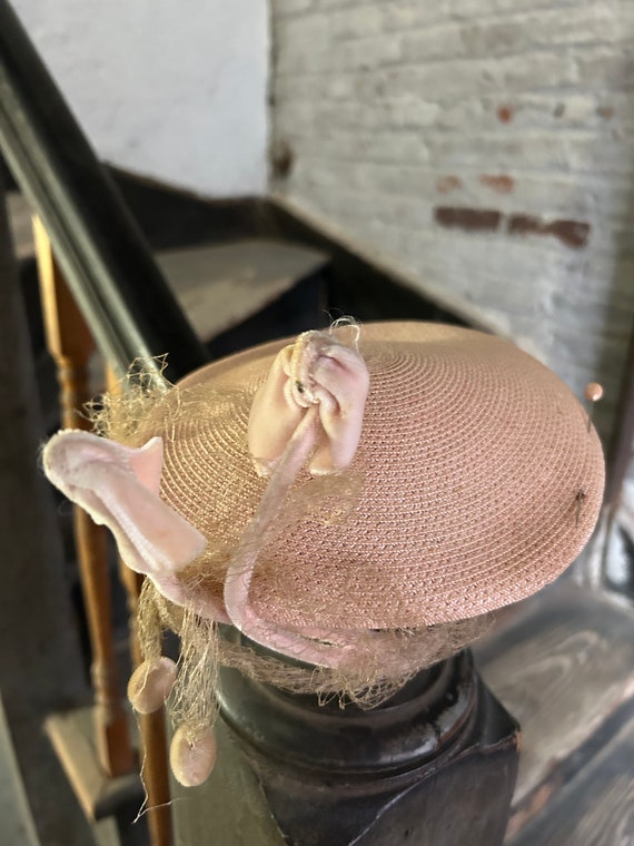 C 1950s cocktail hat