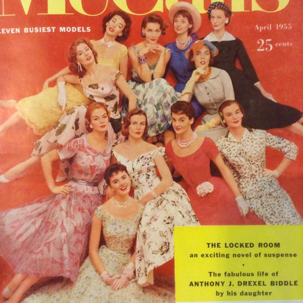 McCall's Magazine - Ladies magazine 1955 - top models