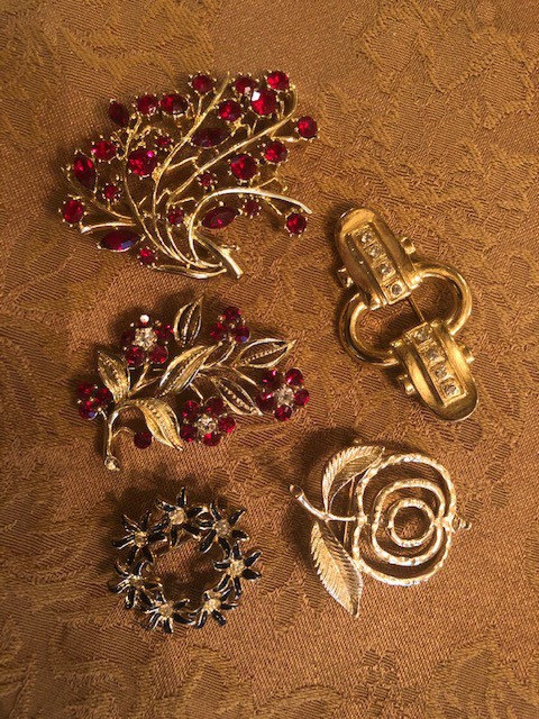 Brooches-lot-5-instant Collection - Etsy