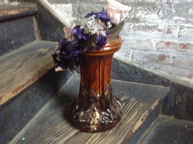Ceramic hand painted 1940/'s Pedestal