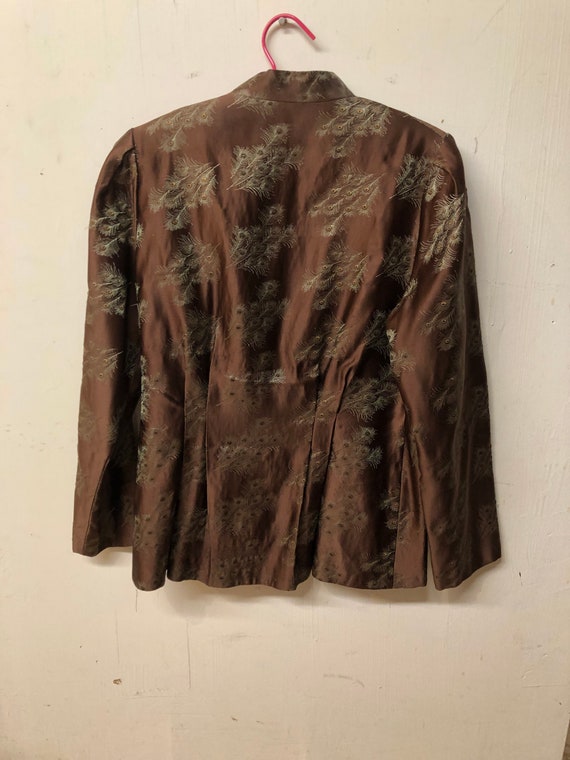 Silk Brocade Embroidered Jacket - image 4