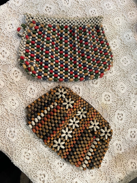 2 beaded purses c 1930