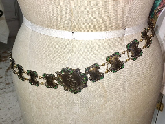 1940s Jeweled Belt
