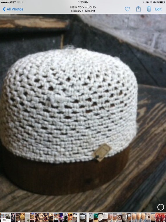 crochet cloche deadstock 1920