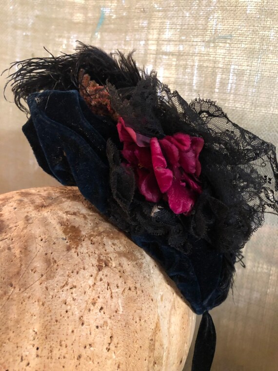 Lace Victorian Fascinator original vintage - image 1