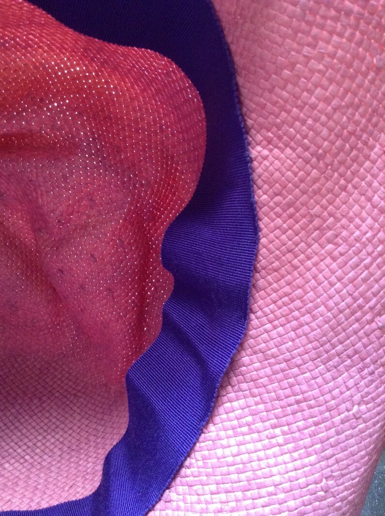 Pink squashable sunhat