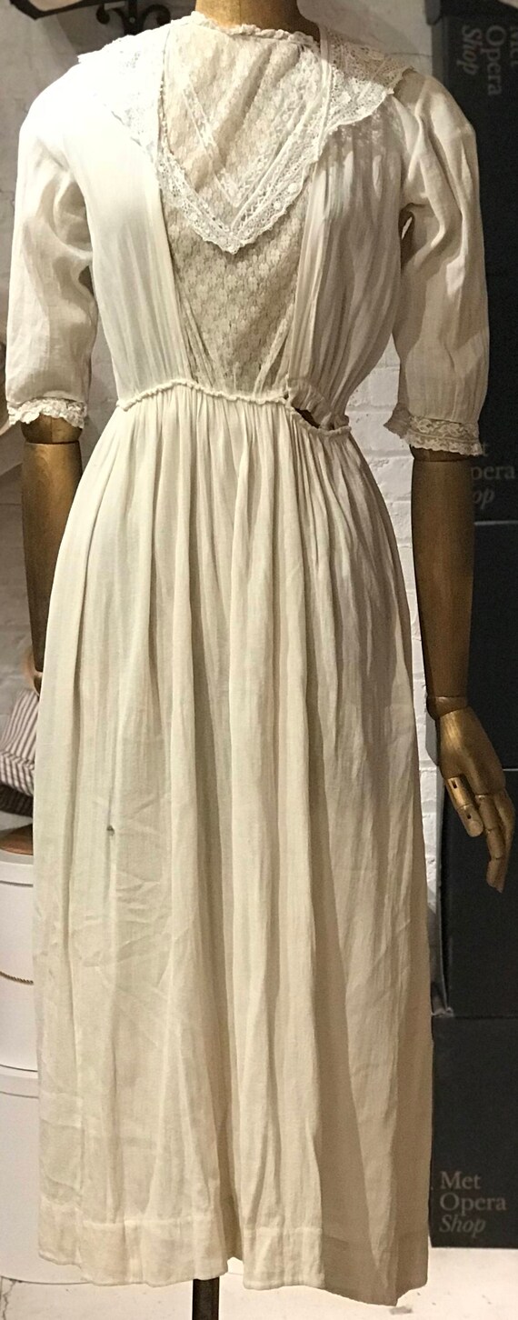 Ivory Silk Tea dress