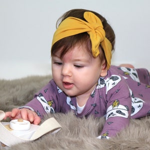 Knot Headband - Individual OR Set - Harvest Gold|Black with mini triangles - Head-wrap - READY to SHIP