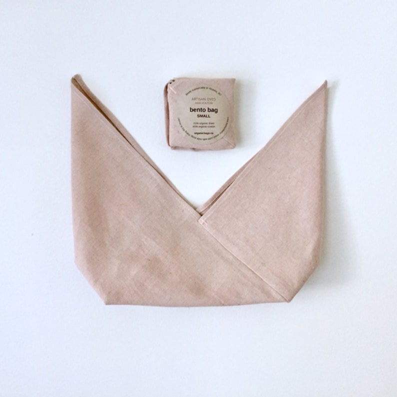 Artisan Dyed Pink Bento Bag various sizes
