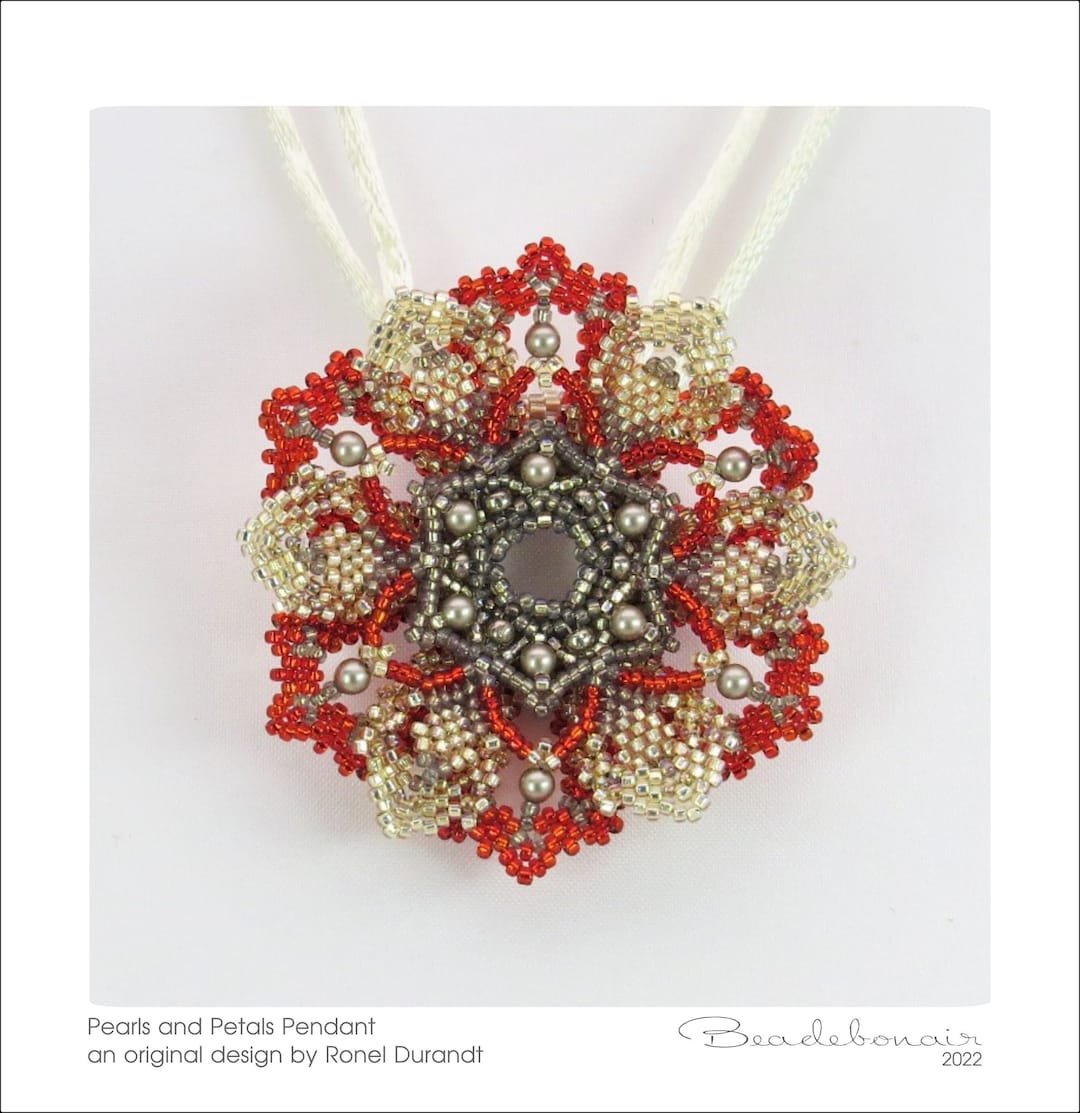 Pearls and Petals Pendant Etsy