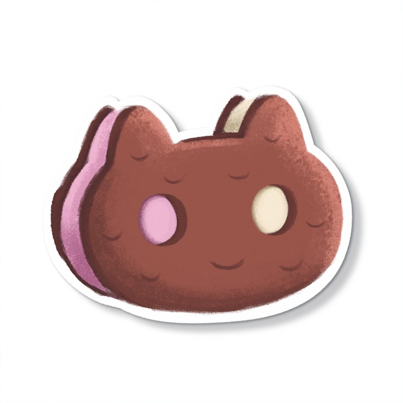Steven Universe Sticker Cookie Cat Ice Cream Original Etsy