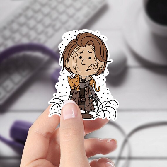 Original Artwork Vinyl Sticker Critical Role Pigpen Peanuts Style Caleb