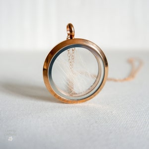 Pet fur memorial locket | Lock of hair keepsake | Pet loss | Horse hair jewellery | Paw print pendant | Dog Cat hair necklace