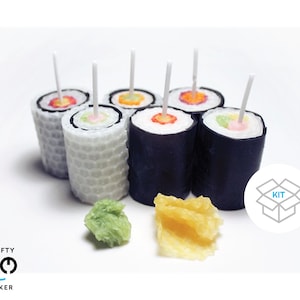 1 Set Sushi Maker Kit Bamboo Sushi Kit Sushi Making Tools for Home DIY Sushi  
