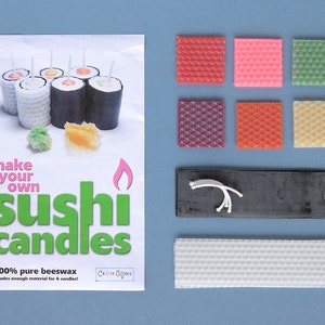 Sushi Rolls Candle Making Kit Candle Making Supplies Candle Kit Candle Supplies Candle Making DIY Crafts Do It Yourself image 2