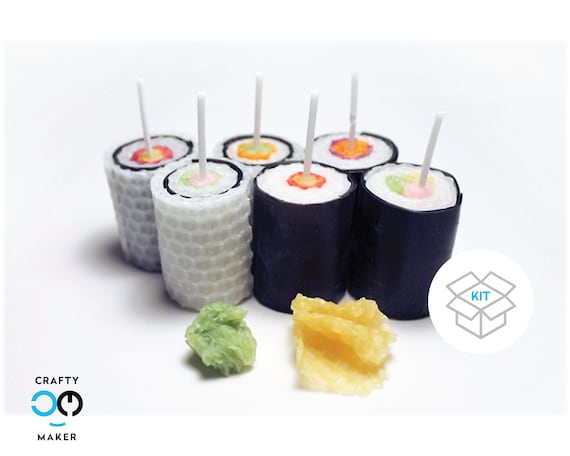 Sushi Rolls Candle Making Kit Candle Making Supplies Candle Kit Candle  Supplies Candle Making DIY Crafts Do It Yourself 