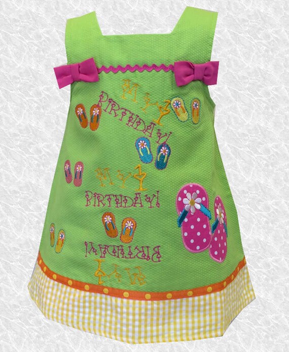 lime green birthday dress