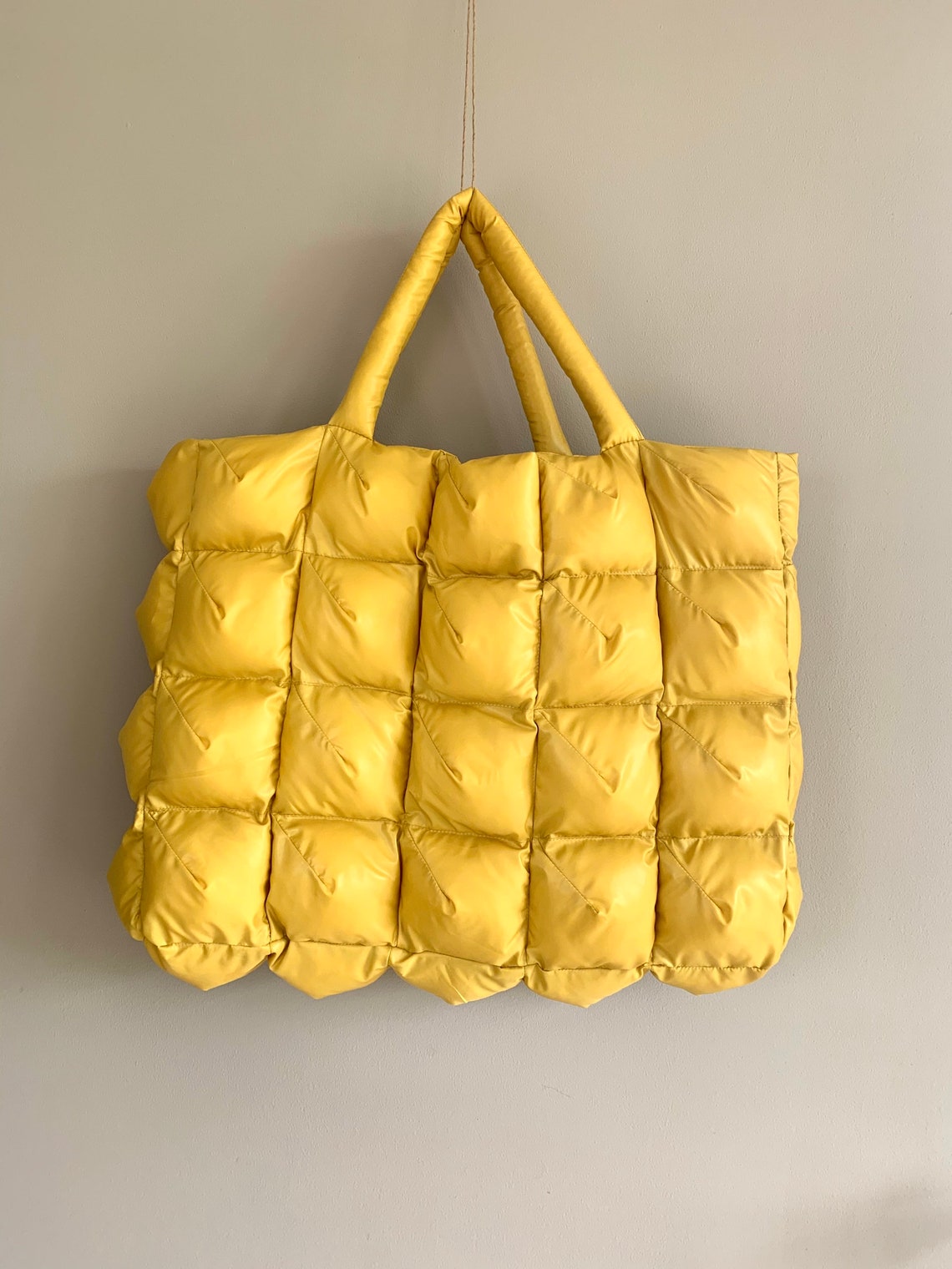 my mum made it puffer tote