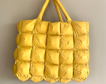 Origami padded Super Puffer Oversize Tote Shopper Bag Shoulder Bag one of a kind