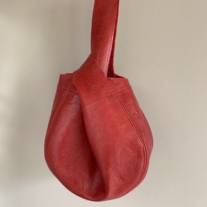 Genuine leather  mini knot purse. Hand bag knot bag.St Valentine’s gift . Same day dispatch