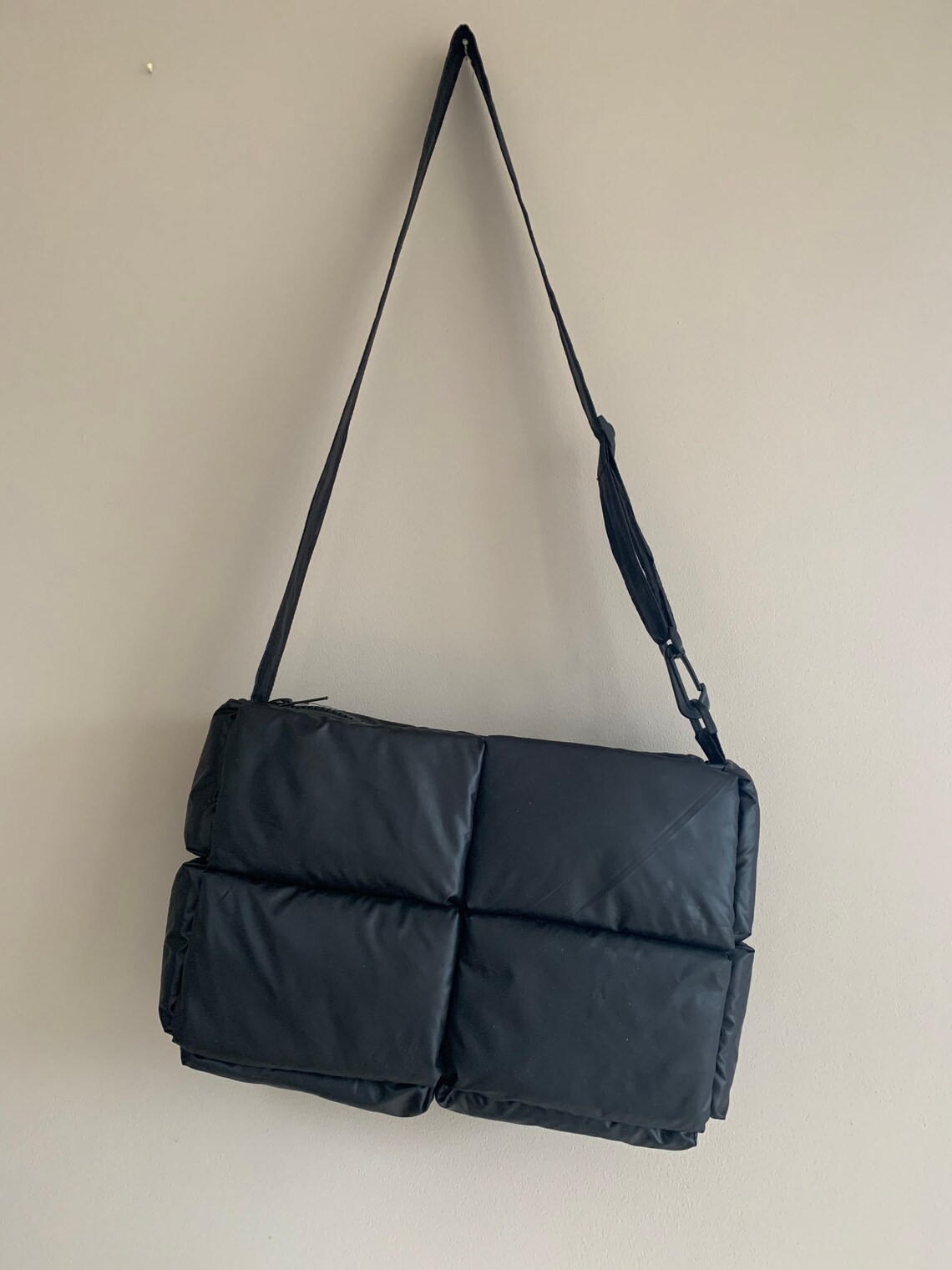 Small Puffer Shoulder Waist Bag Etsy