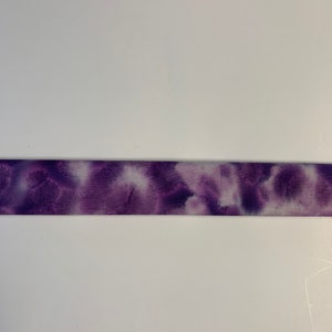Slide On Trach Tie Covers - Purple Tye Dye