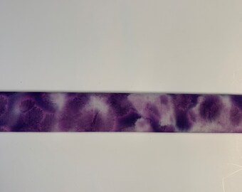 Slide On Trach Tie Covers - Purple Tye Dye