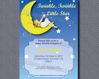 Twinkle Twinkle It's a Sprinkle Baby Shower Invite | Etsy