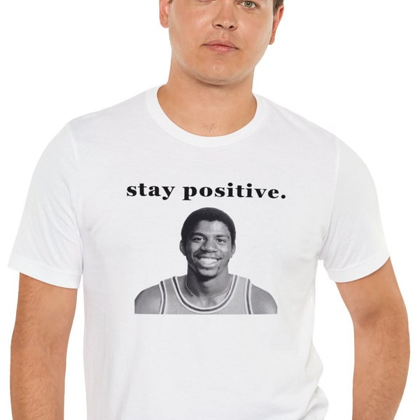 Magic Johnson tshirt, motivational shirt, inspirational shirt, funny tshirt, basketball shirt, mens tshirt