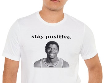 Magic Johnson tshirt, motivational shirt, inspirational shirt, funny tshirt, basketball shirt, mens tshirt
