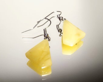 Genuine amber earrings/Natural amber earrings/Authentic amber/ Women amber earrings