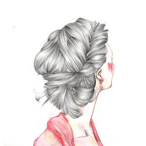 アート プリント // Ilustración a mano // Raquel Carrero
