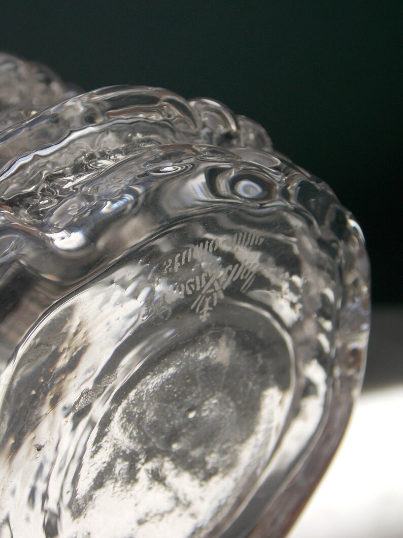 Rosenthal Vase Martin Freyer Glass Vase Germany Op Art Studio Etsy