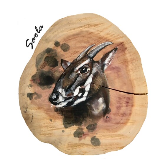 Saola Endangered Animals Endangered Animal Art Endangered - Etsy Saola Endangered Animals Endangered Animal Art Endangered - Etsy
