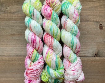 Hand Dyed Yarn | Spitfire | Full Skein | Approx 100 g