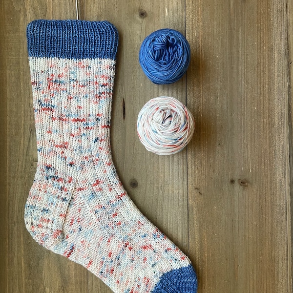 Valor | Hand Dyed Yarn | Sock Set | Full Skein | 100 g | Mini Skein | 20 g | Fingering Weight