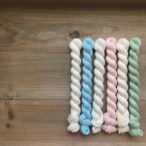 Hand Dyed Yarn | The Earth Day Collection | Mini Skein Sets | Approx 20 g