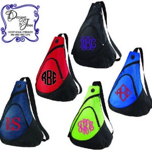 Port Authority Honeycomb Sling Backpack - Personalized Backpacks - Back to School Backpacks - Monogrammed Backpacks