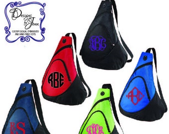 Port Authority Honeycomb Sling Backpack - Personalized Backpacks - Back to School Backpacks - Monogrammed Backpacks
