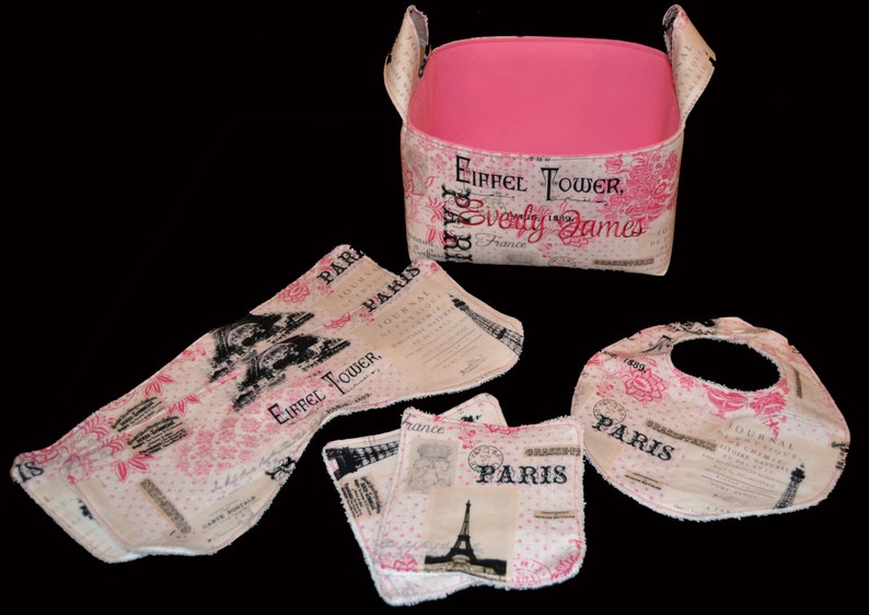 Paris in Pink Baby Gift Basket or Gift Basket Set Etsy