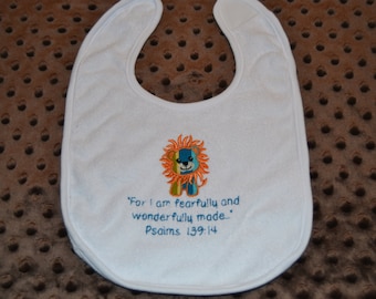 Lion Customized Baby Bib