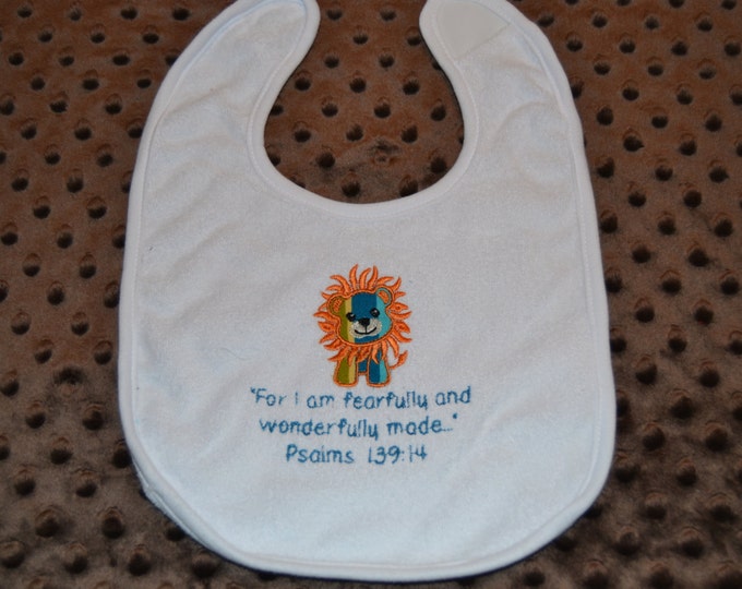 Lion Customized Baby Bib