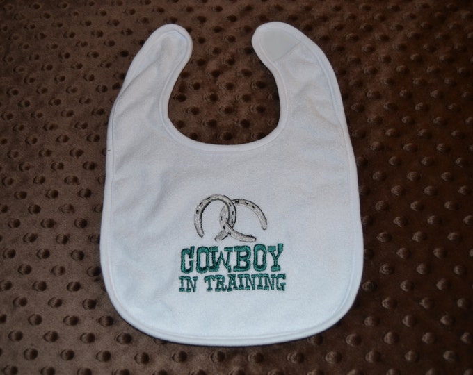Cowboy/girl in Training Western Bib
