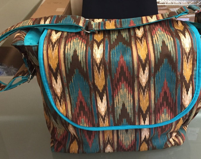 Big Diaper Bag - Handmade Diaper Bag - Western Diaper Bag